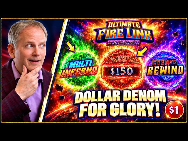 TWO DOUBLE FEATURES! I CRUSHED Ultimate Fire Link Triple Nova $1 Denom