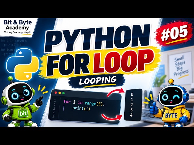 Python Loops Explained | Introduction to Looping & For Loop | Python Tutorial