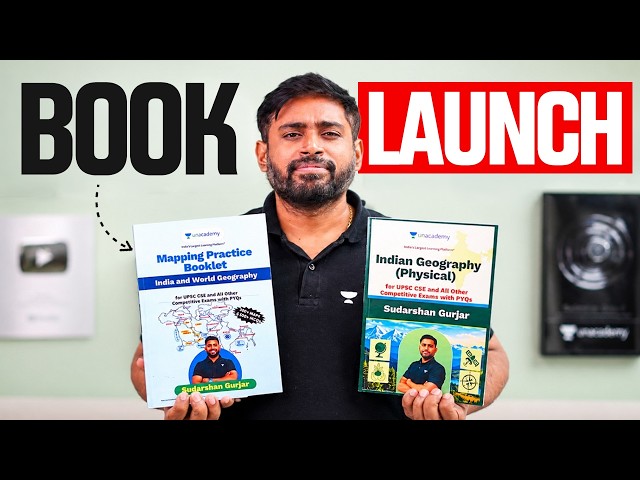 My Indian Geography and Mapping books are Finally HERE. Best Books for UPSC? | Sudarshan Gurjar