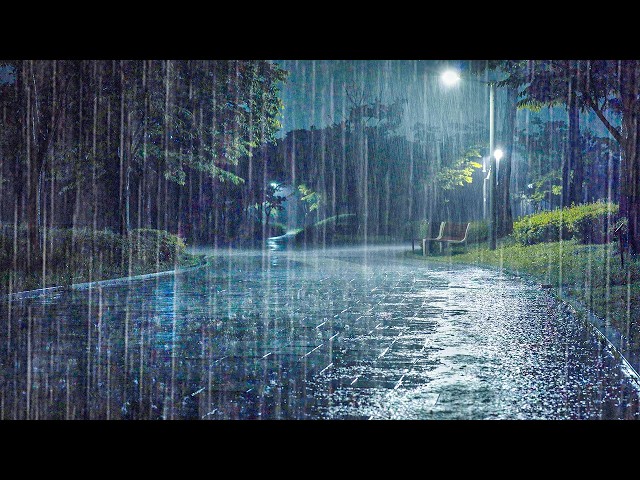 Suoni Di Sonno Per Una Notte Pacifica | Pioggia Forte ASMR, Sonno Profondo E Rumore Bianco