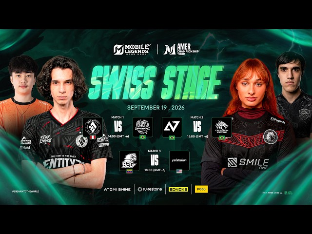 🔴 LIVE | MCT AMER Brazil - South & North | Swiss Stage - Day 5 [EN]