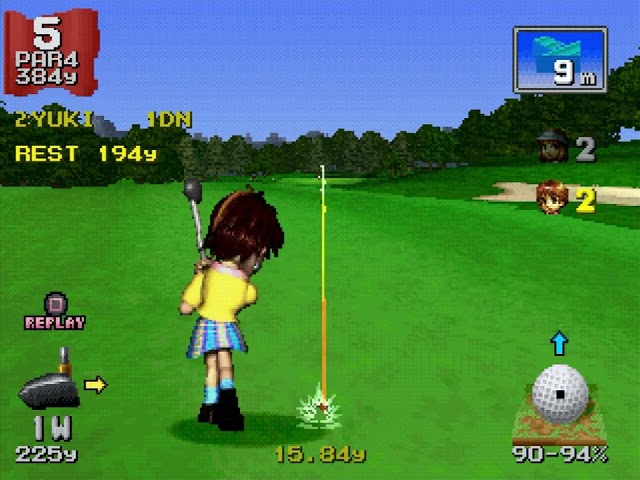 Hot Shots Golf (PSX) - 2. Versus Yuki