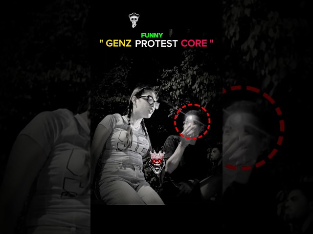 GENZ PROTEST CORE" ☠️ #shorts #protest