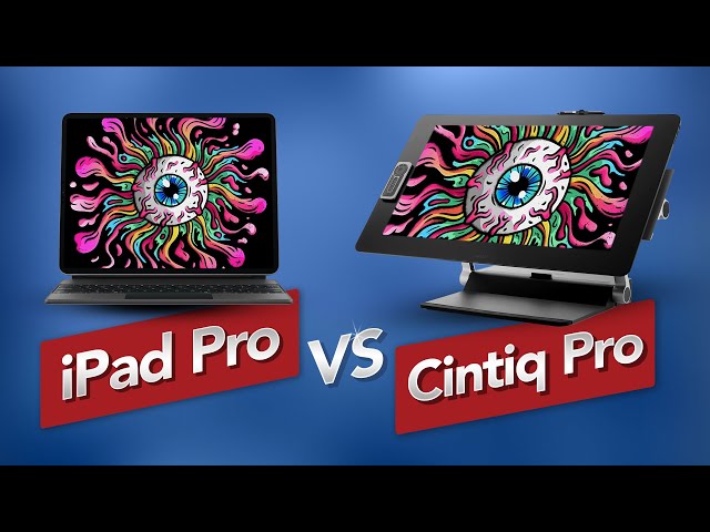 Wacom Cintiq Pro против iPad Pro — сравнение для графических дизайнеров