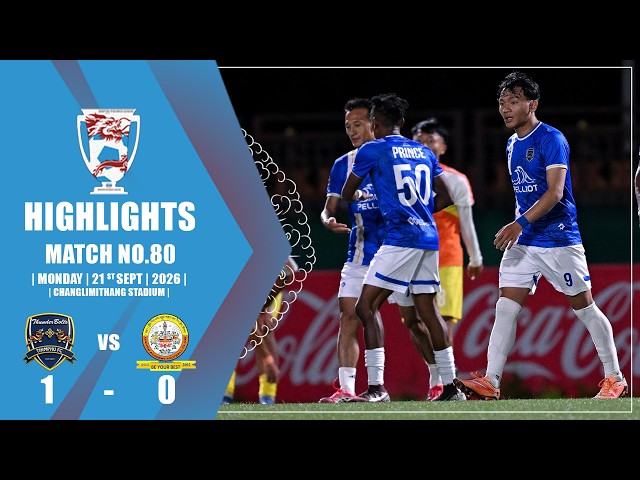 I MATCHDAY 78 |  THIMPHU FC vs UGYEN ACADEMY FC HIGHTLIGHTS I