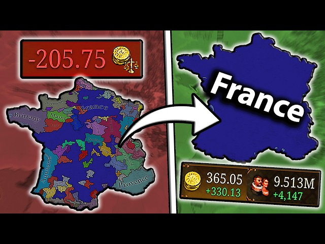 Here's Why FRANCE Is the Best EU5 1.3 Start & RIDICULOUS ECO & Pop Growth !
