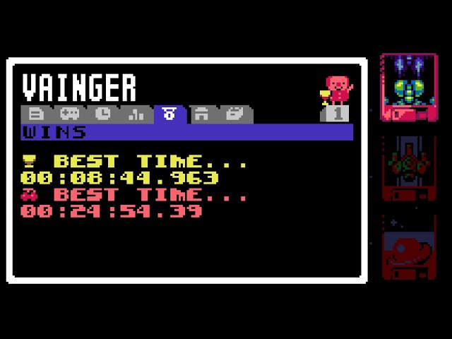 UFO 50 - Vainger Cherry Speedrun - 24:54.039 IGT [WR 9/21/26]