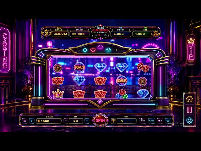 Neon Game Hub – Unity & C# Game Development Demo
