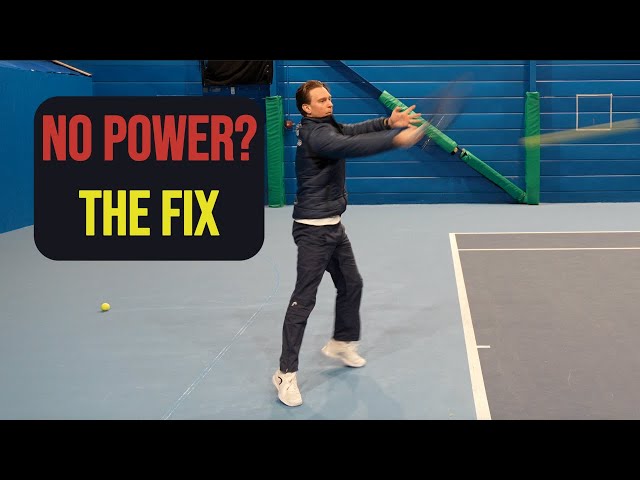 Why Your Forehand Has No Power (And How To Fix It)