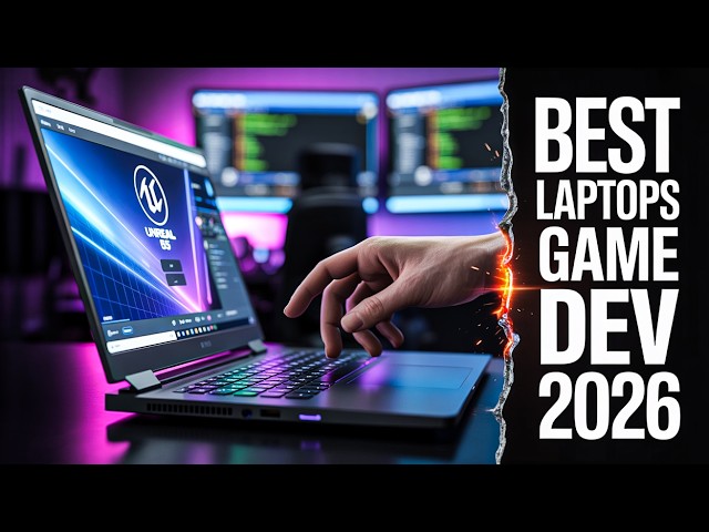 Top 6 Best Laptops For Game Development 2026!