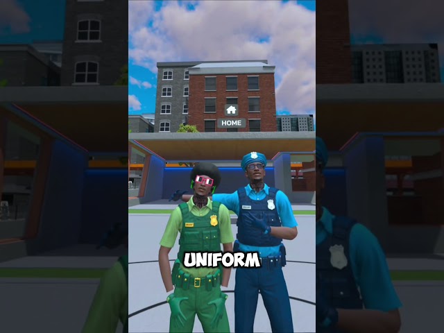 New police mascots in gym class! #gymclassvr #basketball #vrbasketball #vr