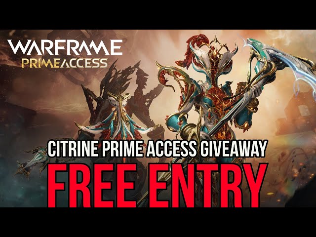 Warframe | FREE Citrine Prime Access Giveaway