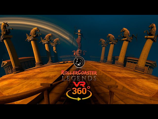Greek Mythology Roller Coaster VR 360° [RollerCoaster Legends]