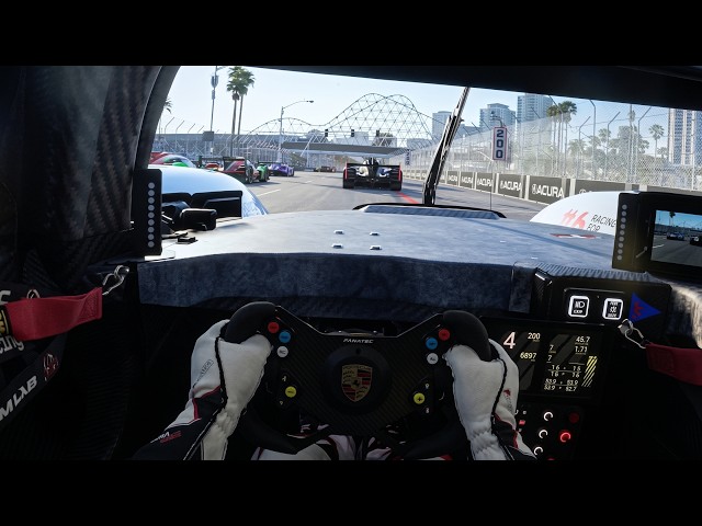 Long Beach is BRUTAL in Le Mans Ultimate! (Massive Crash)