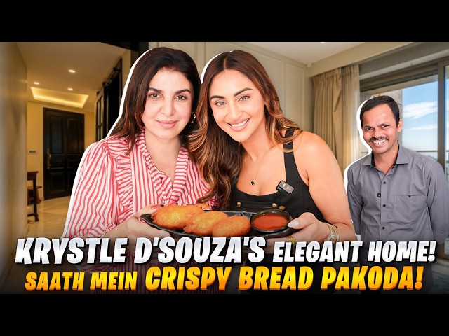 Krystle D'Souza's Traitors Memories! Glam Room, Dhurandhar Dance & Lock Upp Talks With Bread Pakoda!