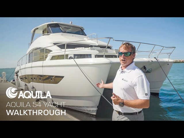 Step Inside the Aquila 54 Yacht | FULL WALKTHROUGH