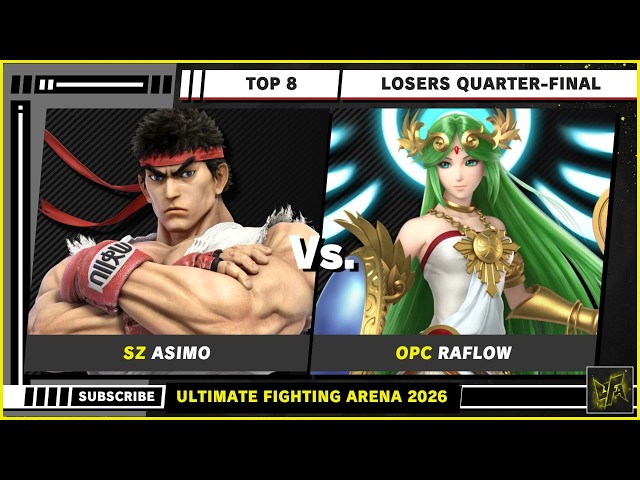 Ultimate Fighting Arena 2026 - TOP 8 - Asimo (Ryu) VS Raflow (Palutena) - SSBU