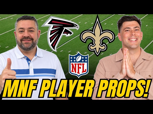 Falcons vs Saints Player Props + Same Game Parlay! Monday Night Football | Props & Parlays
