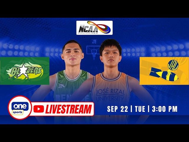LIVE: BENILDE vs JRU | NCAA SEASON 102 MEN’S BASKETBALL | SEP 22, 2026