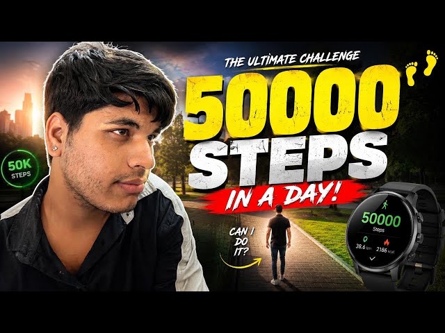 50,000 STEPS CHALLENGE - My Body Gave Up! 🔥