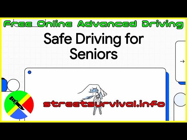 Safe Driving for Older Adults: Warning Signs & Smart Solutions