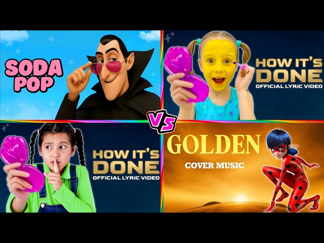 MIRACULOUS LADYBUG 🆚 TOYS AND COLORS 🆚 HOTEL TRANSYLVANIA 🆚 LIKE NASTYA x SODA POP 🎶🎵 Who Is Best?