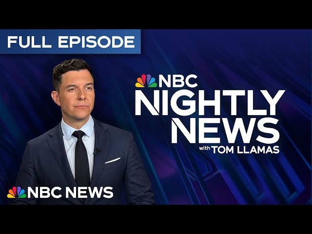 NBC Nightly News with Tom Llamas Full Episode - Oct. 12