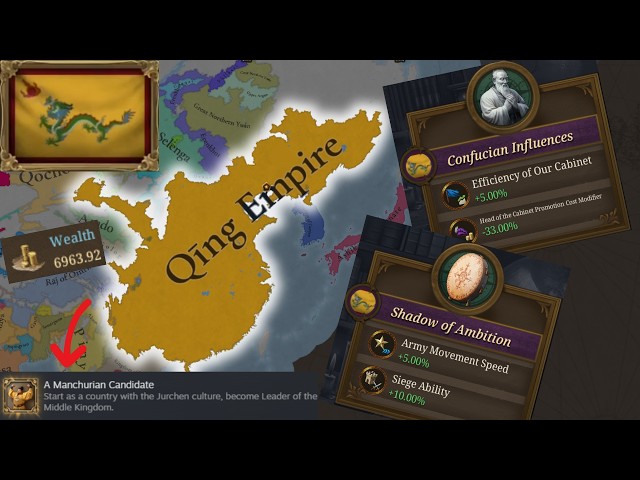 I Established The QING DYNASTY As MY HOMETOWN In EU5 (1k sub special part 1)