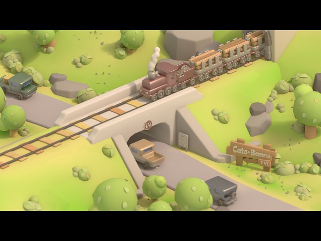 Cato-Train Lumber Hill and Under Tunnel