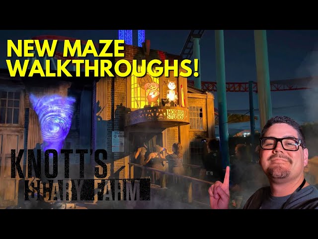Knott’s Scary Farm 2026 | Opening Night, New Maze Walkthroughs, and More!