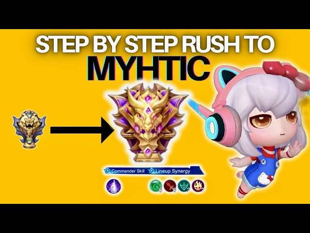 😱HOW TO RUSH TO MYHTIC 2024! MAGIC CHESS TOP PLAYERS! STEP BY STEP HOW TO RUSH TO MHYTIC!