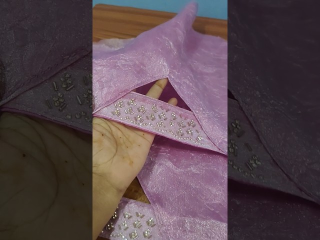 It took me 3 days to stitch this blouse #minivlog #stitching #blousedesign