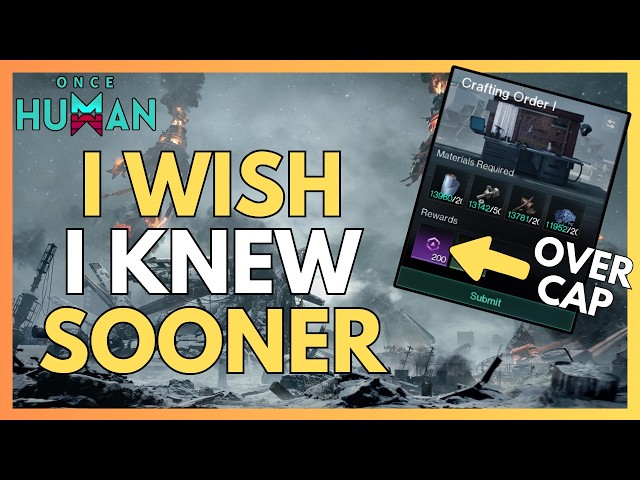 14 Game Changing Tips You Didn't Know on Once Human for New & Returning Players!