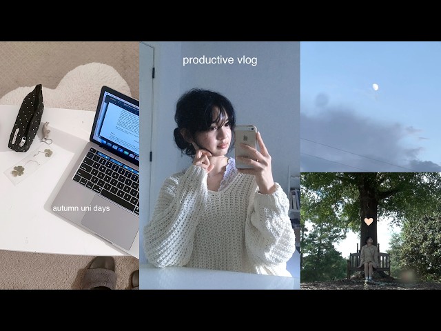 A Busy Week in Uni (lots of studying & cozy autumn days)