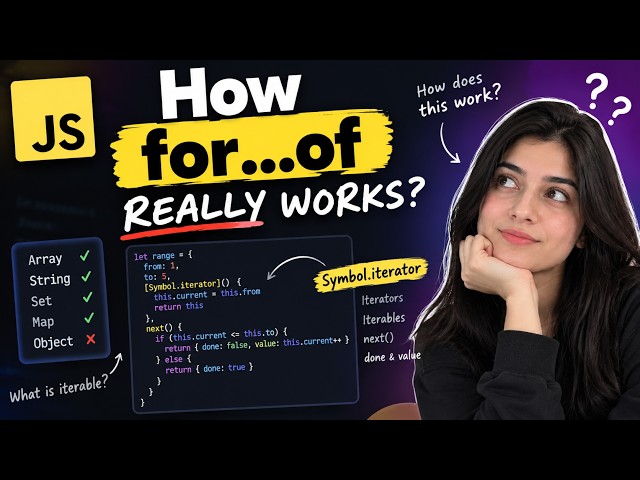 How for...of REALLY Works in JavaScript 🤯 | Symbol.iterator