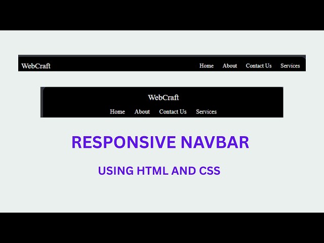 How to Make a Responsive Navbar with HTML & CSS (No JavaScript)