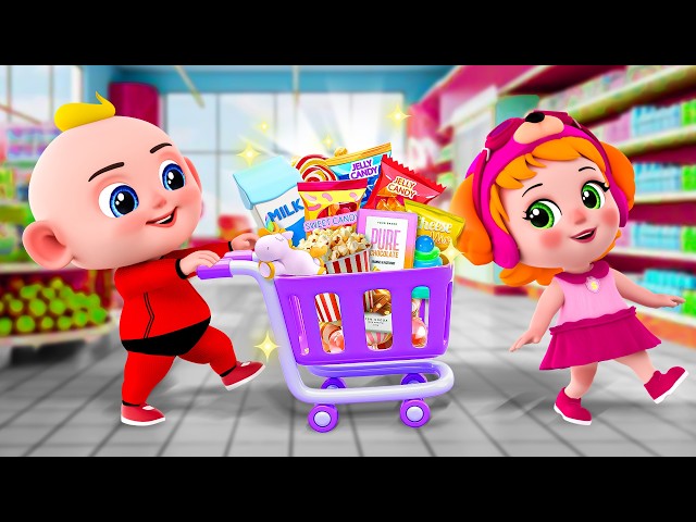 Don't Run Away! 🛑 Safety Rules at the Supermarket | Kids Educational Songs | LittlePIB For Kids