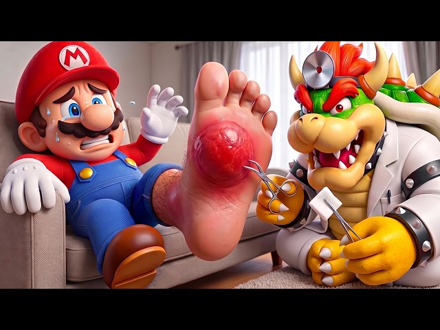 Mario Can’t Walk... Luigi Takes Him to the Wrong Doctor! 😱🩹 Super Mario Odyssey Story
