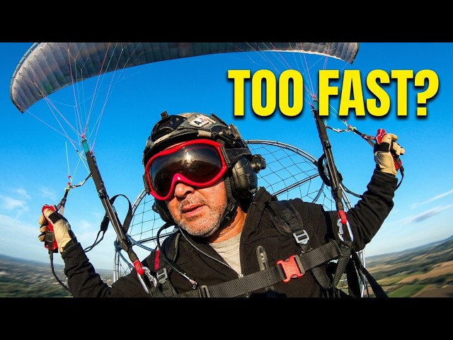 PARAMOTOR.  Murphy's Law. Didn't go to plan.