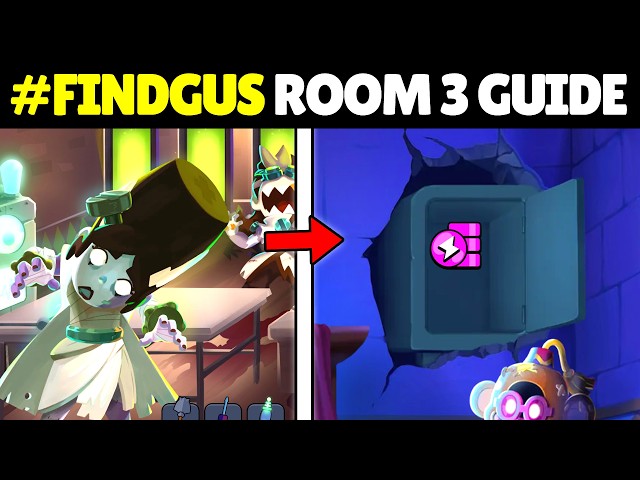 How To SOLVE Find Gus Puzzle #3 in Brawl Stars GUIDE! Room 3 Laboratory Guide!