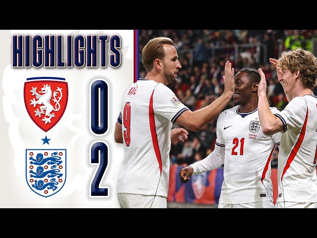 Gordon & Kane on target again! 🎯 | Czechia v England | UEFA Nations League 2026 Highlights