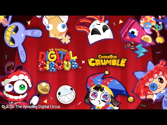 An AMAZING Collab – CookieRun: Crumble x The Amazing Digital Circus