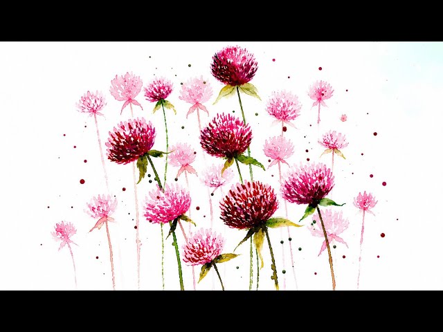 Watercolor Flowers 🌸 | Simple Floral Painting Tutorial for Beginners
