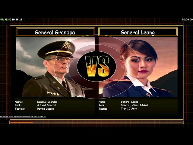CnC Generals Zero Hour Shockwave Chaos; Generals Challenge: Laser vs Artillery (Leang)