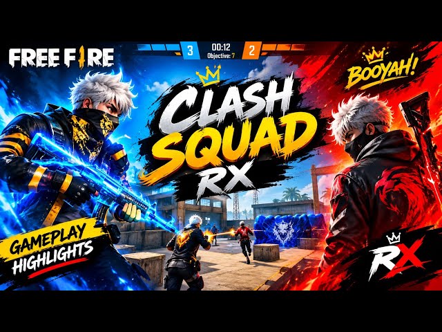 FREE FIRE CLASH SQUAD 🔥 | INSANE GAMEPLAY | RX GAMING