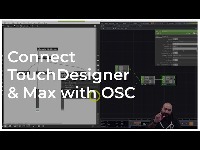 Connect TouchDesigner & Max 8 with OSC - TouchDesigner Tutorial 072
