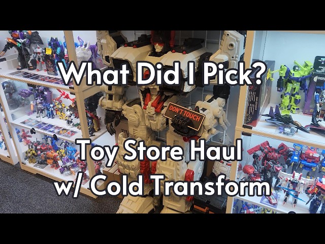 Road trip! Hit a local toy store while in town. Rare pickups - can my GenX eyes do a cold transform?