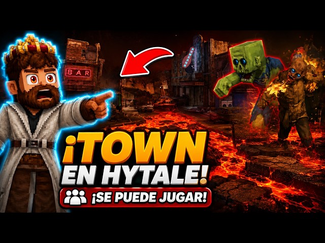 I RECREATED THE TOWN MAP FROM COD ZOMBIES IN HYTALE... AND IT'S PLAYABLE!