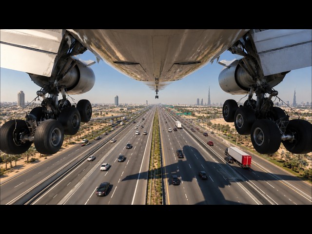Plane Emergency Crash Landing😱 Boeing 747 Crash After Landing | MSFS 2024