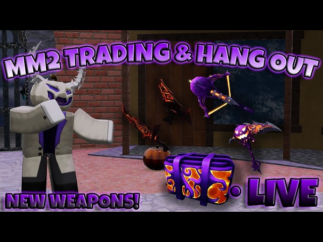 LIVE MM2 Trading & Hangout In Halloween Update! #roblox #mm2 #shorts